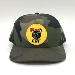 ☆ Supreme Black Cat メッシュキャップ Black ☆ Supreme BLACK CAT MESH BACK 5-PANELシュプリームキャップ