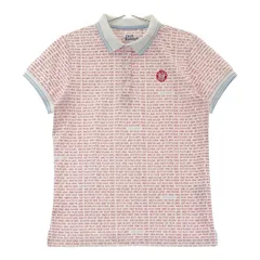 サイズ：2 JACK BUNNY ジャックバニー  半袖ポロシャツ 総柄 ホワイト系 [240101383374]# ゴルフウェア レディース ストスト