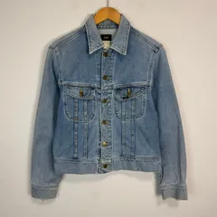 Lee リー デニムジャケット Gジャン メンズ Sサイズ ライトブルー ストリート アメカジ 古着　アースカラー