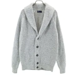 GAP ギャップ 長袖 ショールカラー ニットカーディガン M ホワイト メンズ 古着