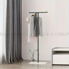 ハンガーラック コートラック T字型 高さ150cm ラグジュアリー ゴールド ブラック ホワイト 金 黒 白 省スペース リビング ダイニング 4-7