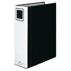（まとめ買い）コクヨ チューブファイル エコツインR S型 A4縦 80ミリとじ 2穴 黒 フ-RT680D 【3冊セット】