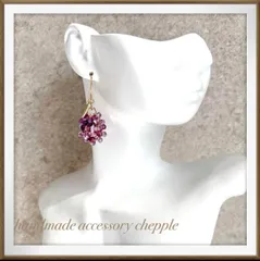 No.1453 ファルファーレのピアス　ハンドメイドピアス　イヤリング