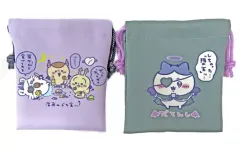 【中古】バッグ 集合(あくま) てんし あくま ミニ巾着2個セット 「ちいかわ なんか小さくてかわいいやつ てんし あくま＠東京駅」