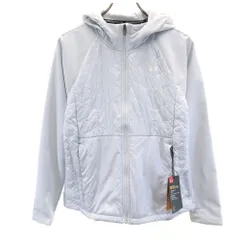 未使用 アンダーアーマー トレーニング ジャケット L ライトグレー UNDER ARMOUR COLD GEAR レディース