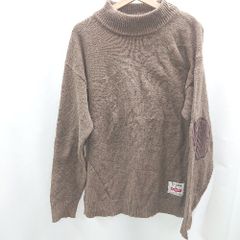 ◇ BASQUE magenta ハイネック　ニット生地　秋冬向け　カジュアル 長袖 セーター サイズF ブラウン系 メンズ E  【1506130014577】