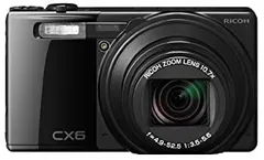【スマホ転送OK】リコー RICOH CX6 ブラック コンパクトデジタルカメラ Amazon | RICOH デジタルカメラ CX6ブラック CX6-BK
