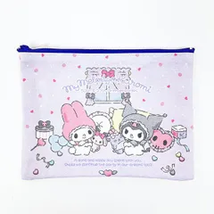 サンリオ マイメロディ50th&クロミ20th アニバーサリー エンジェルフラットポーチ 日本製 Sanrio