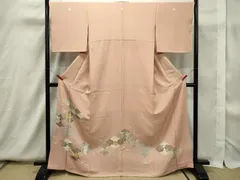 502mo44〇松本健一 色留袖 五つ紋 鈴乃屋取扱い 鳥 花 比翼付き〇美品 502mo44〇松本健一 色留袖 五つ紋 鈴乃屋取扱い 鳥 花 比翼付き