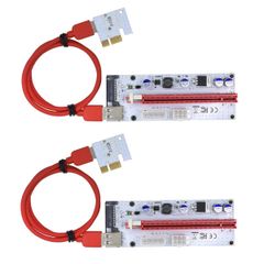 【新着商品】Expr 1 x 008S 4 x 8X 16Xエ、60cm USB 3.0ケーブル、Sata Pci-Eライザー 15ピン - 6 ピン 電力ケーブル（ツーピース）