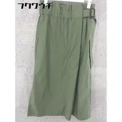 ◇ PLST プラステ ロング フレア スカート サイズS グリーン レディース 【中古】 【1002801884420】