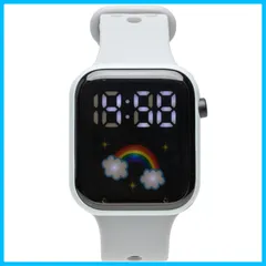 【人気商品】ALIAS(アリアス) 腕時計 LED デジタル キッズウォッチ シリコンバンド WW22043GY グレー