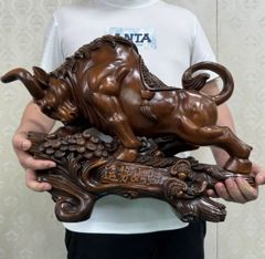 Large Cow Statue Ornament, Artwork, Feng Shui Item, Decorative Ornament, Zodiac Sign, Good Luck, Fortune, Modern Sculpture, Desk Decor, Stylish Object, Interior Decor, Feng Shui Item, Realistic, Adds Atmosphere, Cow Figurine, Animal Figurine, Office Decor