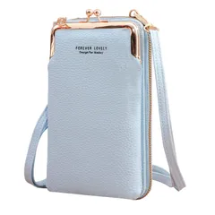 [ulterra] ウルテラ ショルダーバッグ スマホショルダー レディース スカイブルー 青 斜めがけ 大容量 可愛い おしゃれ 肩掛け ポシェット ポーチ 財布 携帯ポーチ スマホポーチ スマホ [スカイブルー]