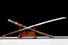 『華』全長 153.5cm 苗刀｜バネ鋼一体鍛造 × キンチク木鞘｜ 美術刀 刀装具 模擬刀 日本刀 模造刀 鑑賞用 OSPLAY 装飾用”“非実戦