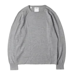 visvim ビズビム ニット サイズ:S / 00s コーデュロイ エルボーパッチ ウール/シルク/カシミヤ ニット / グレー / トップス セーター プルオーバー【メンズ】【中古】のサムネイル