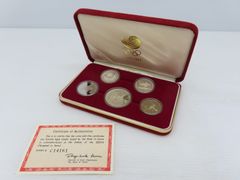 1989年　ソウルオリンピック　記念硬貨　メダル　5枚セット　(B4-155)