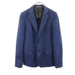 ジャーナルスタンダード テーラードジャケット M ブルー JOURNAL STANDARD メンズ 古着 【240101】