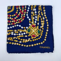 お値下げ❗️訳あり　シャネル　CHANEL　大判スカーフ　宝石　ヴィンテージ お値下げ❗️訳あり シャネル CHANEL 大判スカーフ 宝石