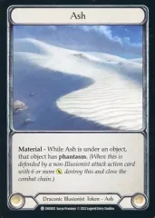 【中古】Flesh and Blood DRO002[T]：Ash // Tip card