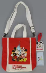 【中古】バッグ ミッキー＆ミニー ショルダーバッグ(パスケース付き) 「東京ディズニーリゾート40周年 “ドリームゴーラウンド”」 東京ディズニーリゾート限定