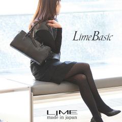 フォーマルバッグ 撥水 黒 本革 ハンドバッグ lime 1184 ブラック