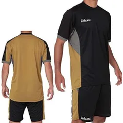 アスレタ(ATHLETA) サッカー・フットサル ジュニア プラクティス上下セット 2391J ブラック/ゴールド/チャコール 150cm