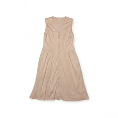 CELFORD セルフォード　ノースリーブ　ワンピース　ピンク　ZIP　ピンクベージュ　サイズ36　レーヨン　ナイロン　CWC0203008　Aライン　美シルエット