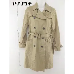 ◇ ◎ A day in the life UNITED ARROWS ベルト付き 長袖 トレンチコート サイズ 38 ベージュ レディース  【中古】 【1111170001717】