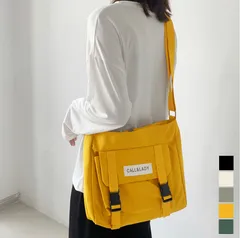 ショルダーバッグ レディース 軽いバッグ レトロ メッセンジャーバッグ カジュアルバッグ 通勤通学カバン 斜めがけ ナイロン鞄 肩掛けかばん 大容量ロゴ入り鞄韓国 ナイロンバッグ軽量 おしゃれバッグ旅行 ボディバッグ黒人気