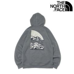 ノースフェイス パーカー US バックプリント(L)グレー 181130 - メルカリ
