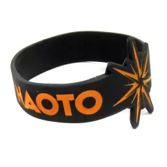 【中古】アクセサリー(非金属)(男性) NAOTO ゴムブレス(オレンジ×ブラック) 「三代目J Soul Brothers LIVE TOUR 2016-2017 ”METROPOLIZ”」 カプセル景品