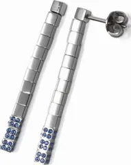 カルバンクラインバイカラー大振りフープピアス箱付き38675