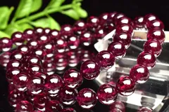 ワインレッド ロードライトガーネット 8.5mm ブレスレット 1個売り パワーストーン 天然石 _BG5311-85