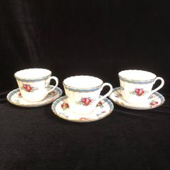 中古 スポード spode トラップネルスプレイズ カップ&ソーサー 3客セット