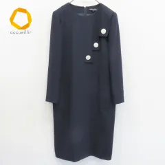 ピエール カルダン pierre cardin ワンピース ロングワンピース デザインボタン スリット 852496iのサムネイル