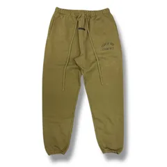 未使用品 FEAR OF GOD ESSENTIALS FLEECE ESSENTIAL SWEATPANT フリースエッセンシャルスウェットパンツ フィアオブゴッド エッセンシャルズ FOG 130BT242024F OLIVE M 83203A3