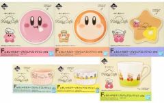 [중고] 머그컵·탕만 전 6종 세트 세련된 테이블웨어 컬렉션 [이치반 복권 별의 커비 Kirby Cafe] F상