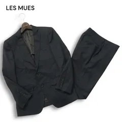 LES MUES レミュー 通年 背抜き★ 2B セットアップ スーツ Sz.88 Y3 メンズ 紺 ビジネス