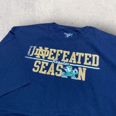 US古着 Campion チャンピオン UNdefeated アンディフィーテッド Season Tシャツ 3XL ネイビー