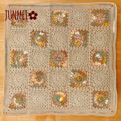 マルチカバー　ブランケット　ハンドメイド