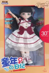 【中古】ドール 女の子(黒髪) 30cm ドール