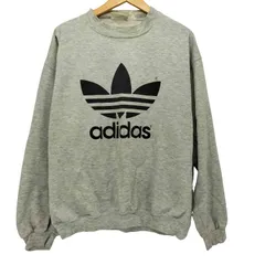 アディダス adidas 80-90sトレフォイルロゴ スウェット メンズ import：L 