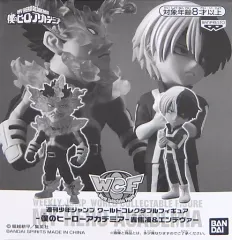 【中古】フィギュア 轟焦凍＆エンデヴァー 「僕のヒーローアカデミア」 組立式ワールドコレクタブルフィギュア 秘宝級の特別フィギュア応募者全員サービス