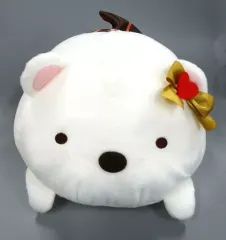 【中古】ぬいぐるみ しろくま おめかしチョコ うつぶせぬいぐるみBIG 「すみっコぐらし」