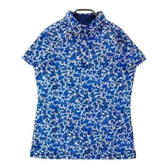 サイズ：L CALLAWAY SELECT キャロウェイ セレクト  半袖ポロシャツ 花柄 ブルー系 [240101432480] ゴルフウェア レディース ストスト
