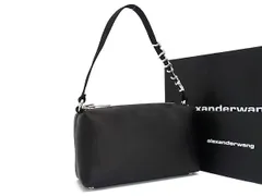 ■新品■未使用■ Alexander Wang アレキサンダーワン サテン ラインストーン ハンドバッグ マルチポーチ ブラック系 FE2167のサムネイル