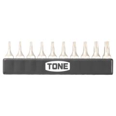トネ(TONE) T型トルクスビットセット(いじり防止タイプ) BTTH10S ビット差込 内容10点 差込角6.35mm