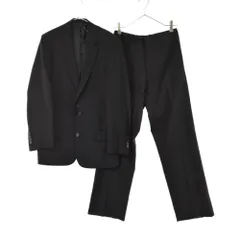 Dior HOMME (ディオールオム) 04SS STRIP期 セットアップスーツ ブラック 2Bテーラードジャケット ノータックナロースラックスパンツ エディ期/アーカイブ 4EH1072080のサムネイル