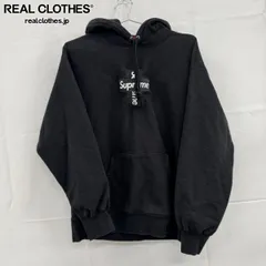 Supreme/シュプリーム【20AW】Cross Box Logo Hooded Sweatshirt/クロス ボックスロゴ フーデッド スウェットシャツ/ブラック/L